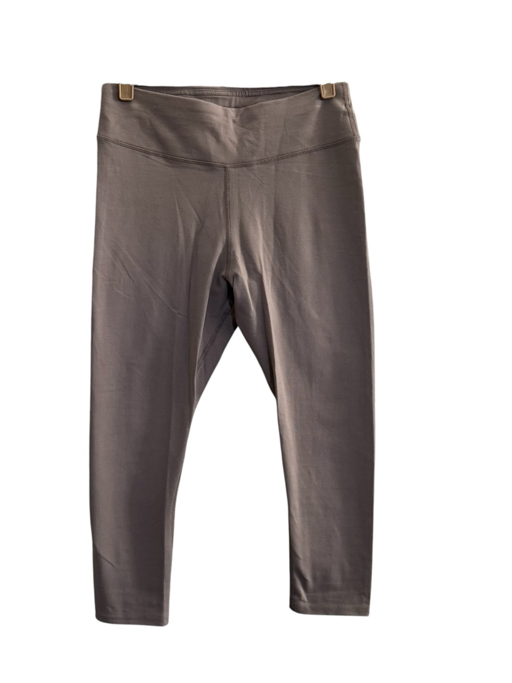 Pact brown taupe Organic Cotton Leggings, Size small Crop #NE363